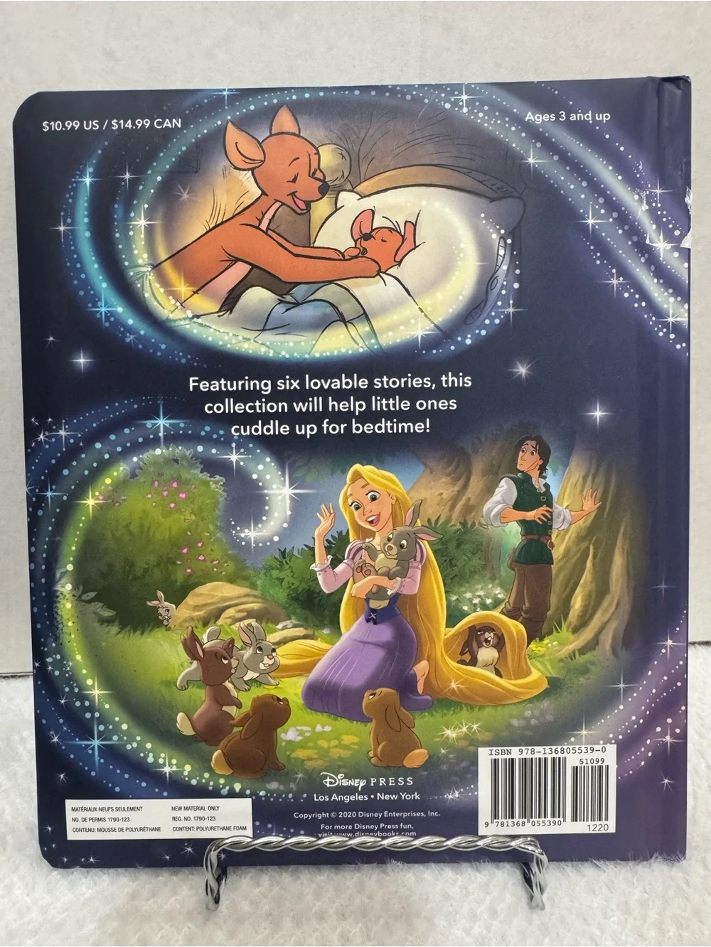 Disney Bedtime Storybook - Purple, Blue, Yellow Accents